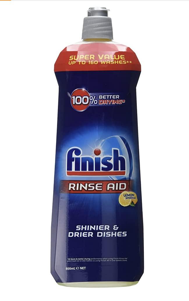 Finish Dishwasher Rinse Aid - 800ml Bottle - Vending Superstore