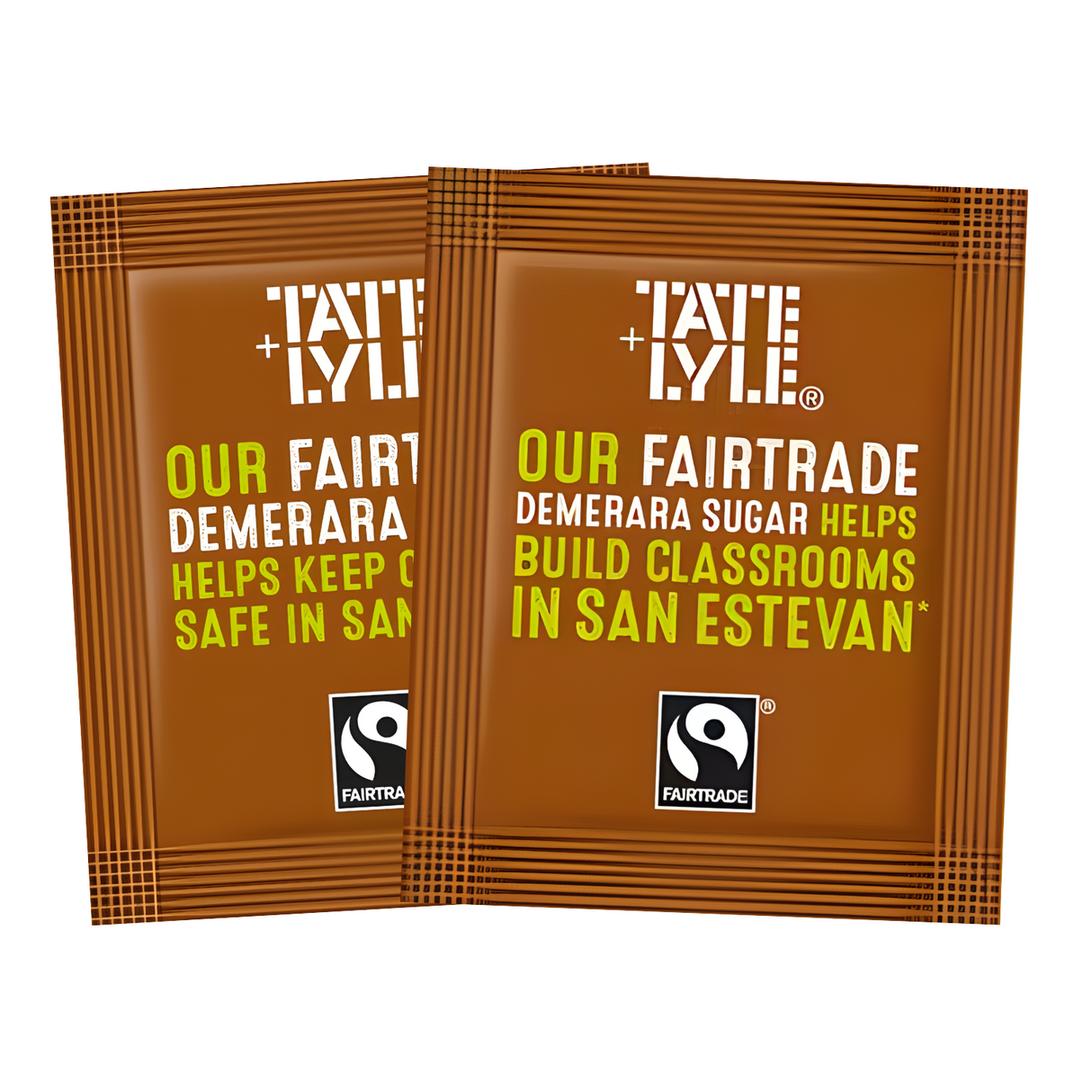 Tate & Lyle Fairtrade Brown Demerara Sugar Sachets - 2.5g (Box of 1000)