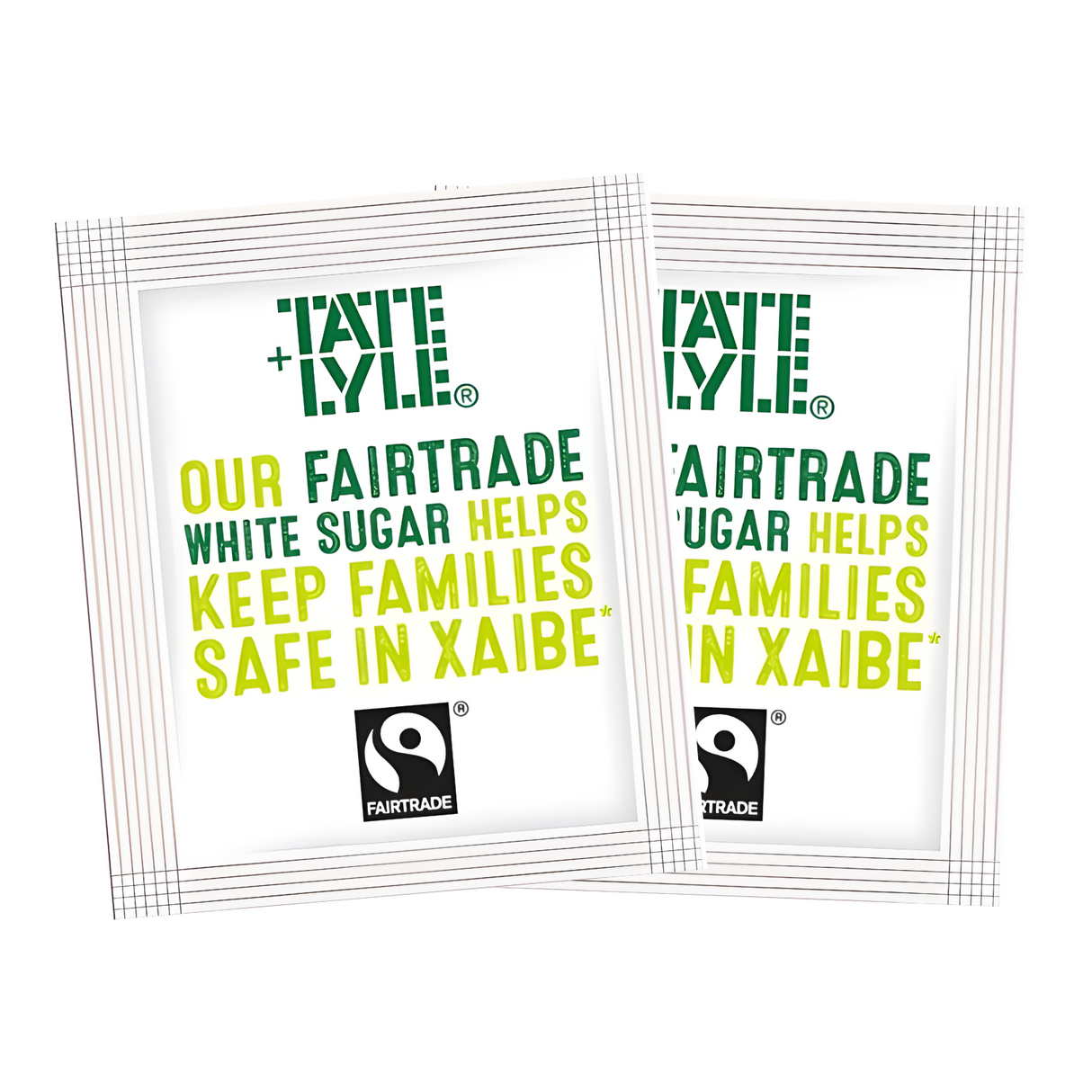 Tate & Lyle Fairtrade White Sugar Sachets - 2.5g (Box of 1000)