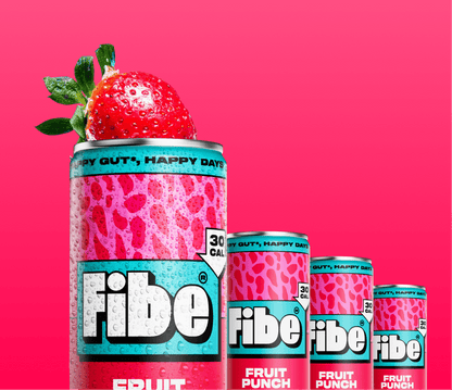 Fibe Fruit Punch Prebiotic Soda 250ml (Pack of 12)