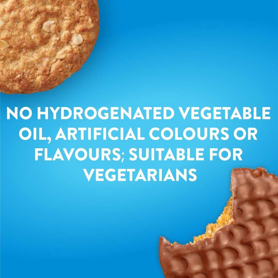 McVitie's Milk Chocolate Hobnobs Individually Wrapped Packs 37.5g - Case of 24