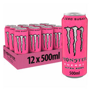 Monster Energy Ultra Rosa - 500ml (Pack of 12)
