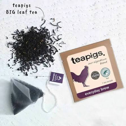 Teapigs Everyday Brew Individually Wrapped Envelope Tea Bags – 50 Pack
