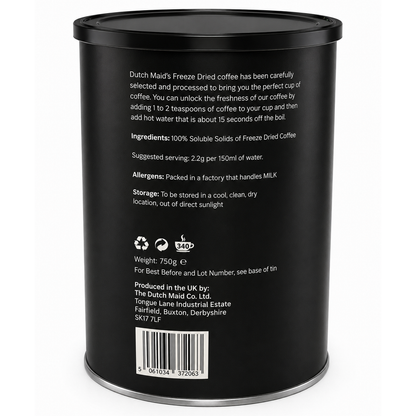 Dutch Maid Premium Instant Coffee - 750g Tin