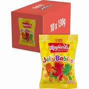 Maynards Bassetts Jelly Babies 130g Sweet Bags (10 Pack)