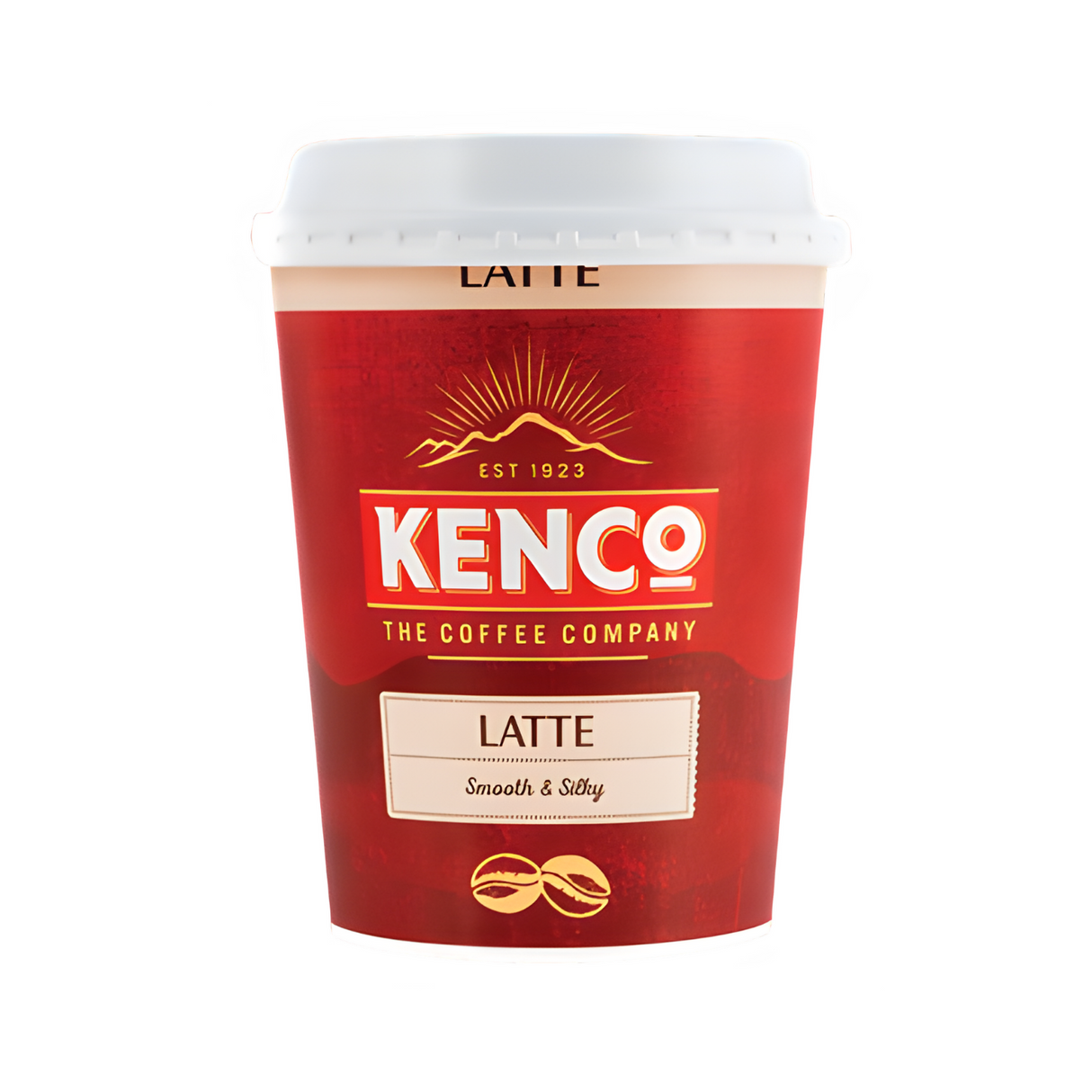 12oz Foil Sealed Drinks - Kenco Latte - Nescafe & Go Compatible (Pack of 8 Cups)