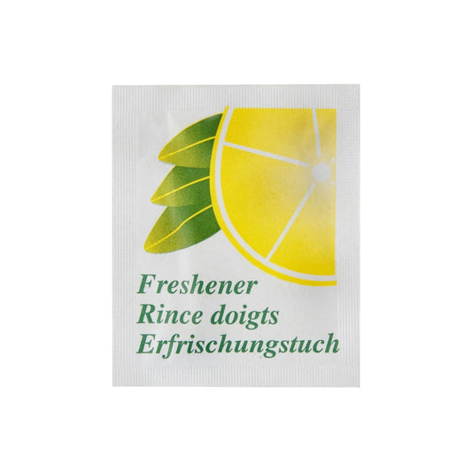 Individually Wrapped Lemon Wipes - Pack of 1000