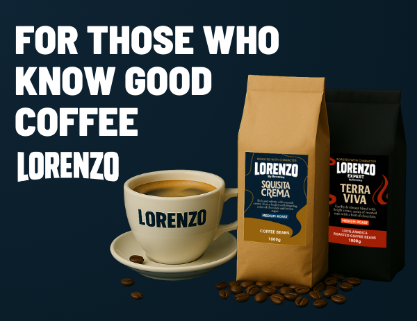 Lorenzo Coffee - Expert Terra Viva Blend - Premium Coffee Beans (Full Case or 1KG Bags)