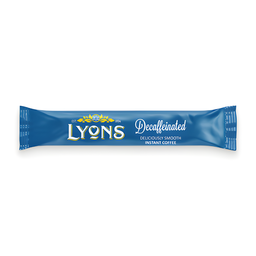 Lyons Decaf: Individual Coffee Stick Portions - (Box of 250)