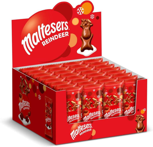 Maltesers Milk Chocolate Reindeer 29g box of 32 display case