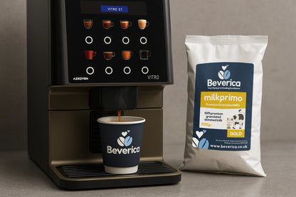 Beverica Milkprimo GOLD Premium Granulated Milk for Vending Machines (Milfresh Gold Alternative) 100% Skimmed Milk - (500g Bags)