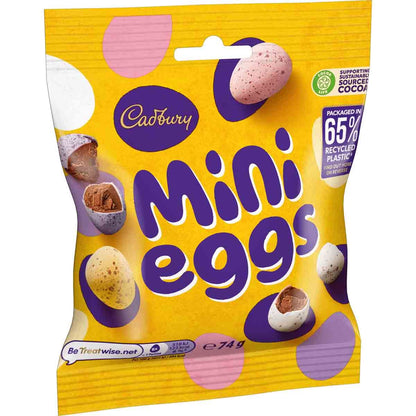 Cadbury Mini Eggs Bags - 74g (Box of 24)