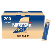 Nescafe Gold Blend Decaf: Individual Coffee Stick Portions - (Box of 200 Sachets)