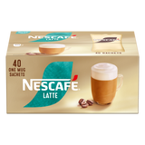 Nescafe Latte: Individual Coffee Stick Portions - (Box of 40)