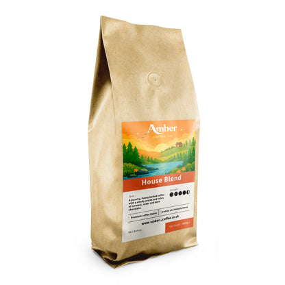 Amber Coffee Co - House Blend - Premium Coffee Beans (Full Case or 1KG Bags)