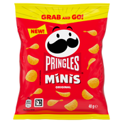 Pringles Minis Original Ready Salted Potato Crisps - 40g (Box of 28)