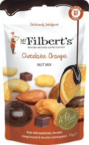 Mr Filbert's Chocolate Orange Nut Mix 75g - (Box of 15)