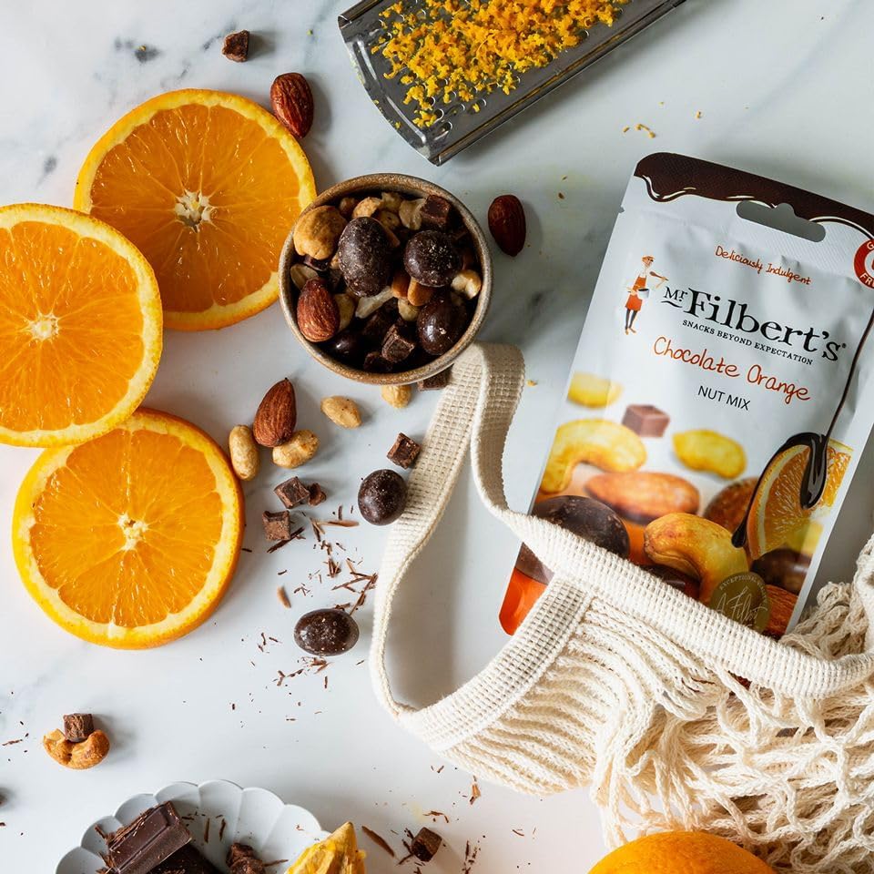 Mr Filbert's Chocolate Orange Nut Mix 75g - (Box of 15)