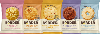 Border Biscuits Mini Packs - 5 Varieties Twin Pack (Box of 100)