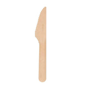 Kraft Strong Paper / Cardboard Knives - Disposable - Compostable - Pack of 100