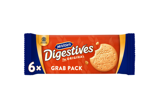 McVities Original Digestive Grab Pack 90g - Pack of 10