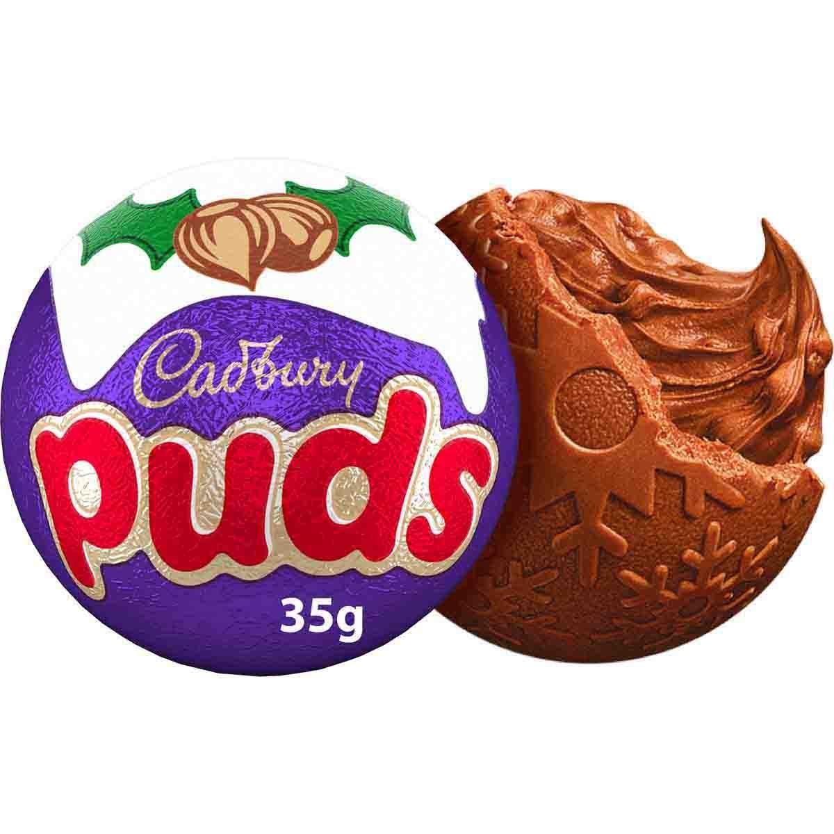 Cadbury Dairy Milk Christmas Puds 35g (Box of 48)