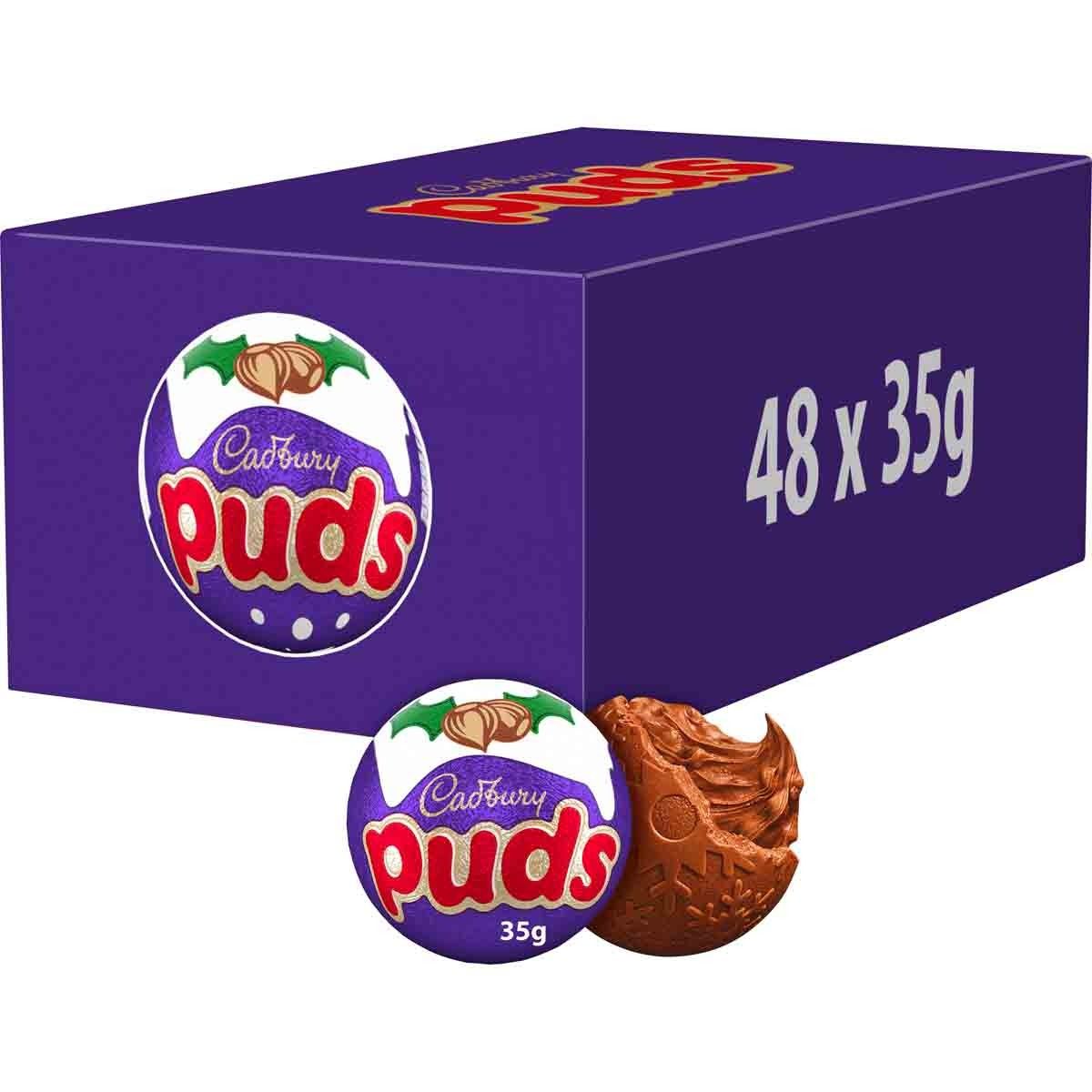 Cadbury Chocolate Puds (Box of 48)