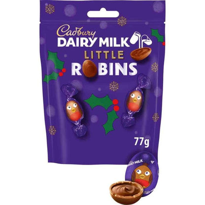 Cadbury Dairy Milk Little Robins 77g individual bag