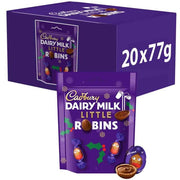 Cadbury Dairy Milk Little Robins Bag 77g (Box of 20)
