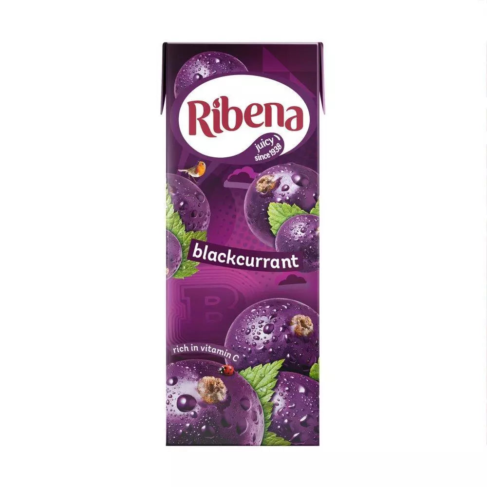 Ribena Ready to Drink Blackcurrant - 250ml Cartons (Pack of 24)