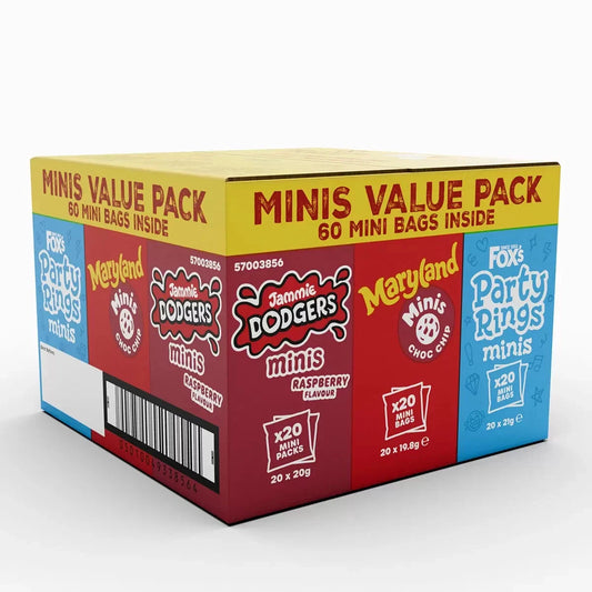 Fox's Mini Biscuits Variety Box - Box of 60