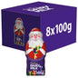 Cadburys Dairy Milk Hollow Chocolate Santa (Pack of 8)