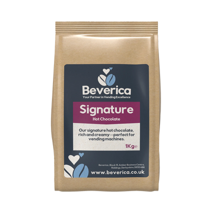 Beverica Signature Premium Hot Chocolate for Vending Machines (1KG Bags)