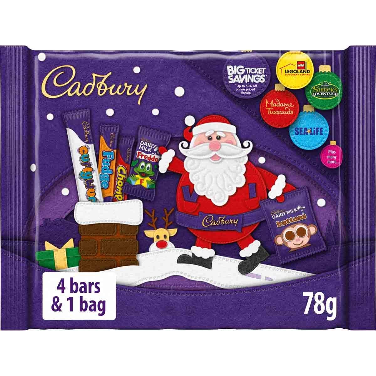 Cadbury Christmas Small Chocolate Selection Box 78g