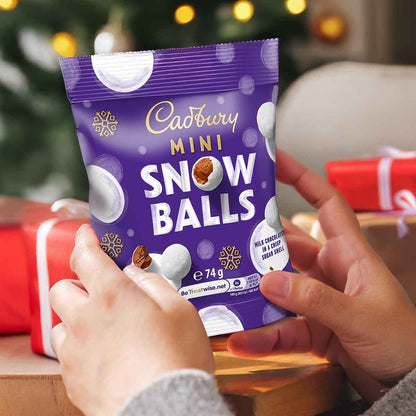 Cadbury Mini Snowballs 74g - Case of 24