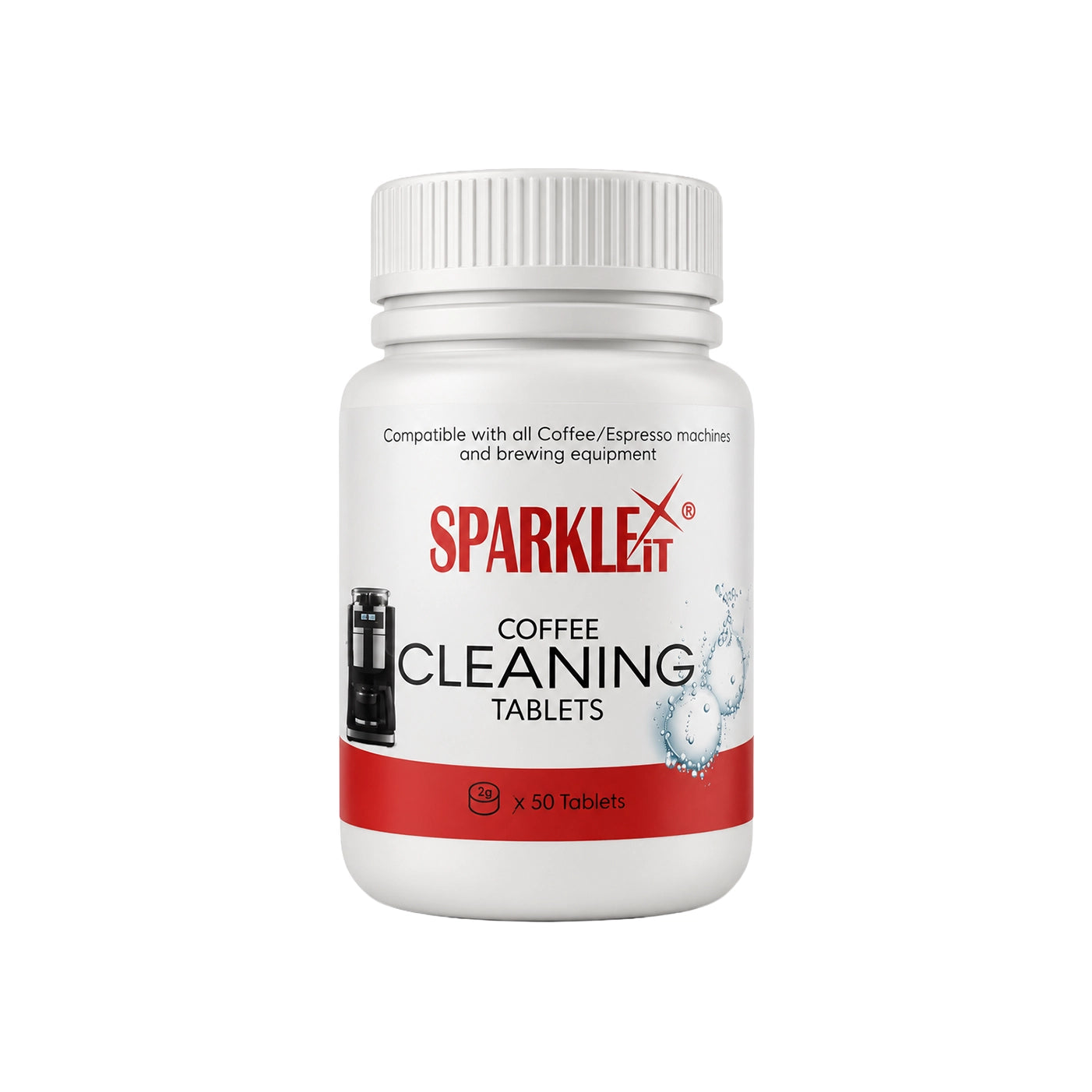 Sparkle It Coffee Machine Cleaning Tablets – 2g