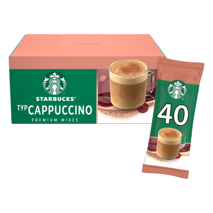 Starbucks Instant Cappuccino 18g Sachets (Pack of 40)