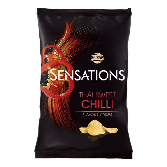 Walkers Sensations Thai Sweet Chilli Crisps 40g - Case of 32