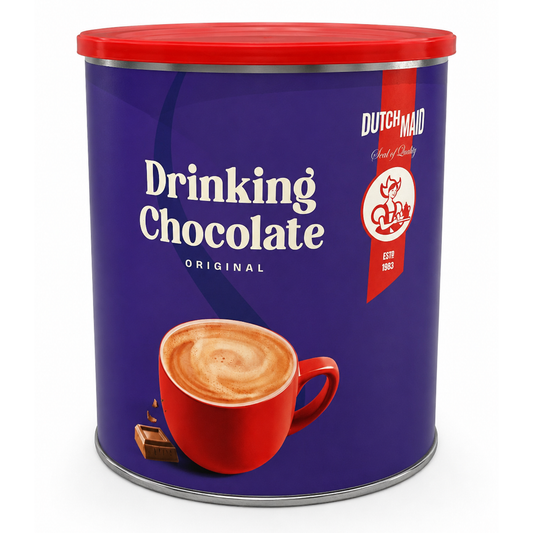 Dutch Maid Original Vegan Drinking Chocolate 2kg Tin (Add Hot Milk)