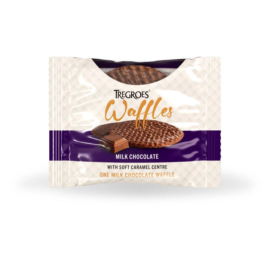 Tregroes Milk Chocolate Waffle 45g - Case of 42