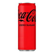 Coca-Cola Coke  Zero - Irish Import - 330ml Sleek Cans (Pack of 24) BEST BEFORE 06/03/26