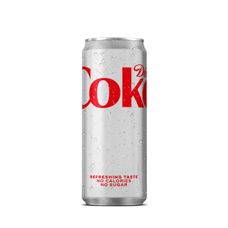 Coca-Cola Diet Coke - Irish Import - 330ml Sleek Cans (Pack of 24)