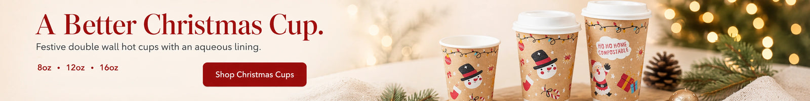 Christmas Takeaway Cups