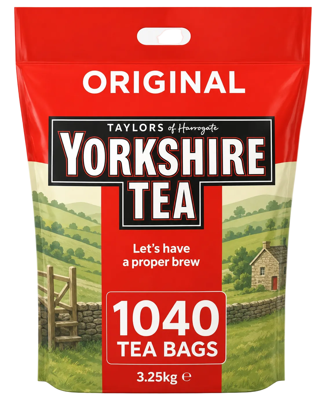 Yorkshire Tea One Cup Catering Tea Bags - Bulk Bag of 1040