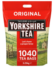 Yorkshire Tea One Cup Catering Tea Bags - Bulk Bag of 1040