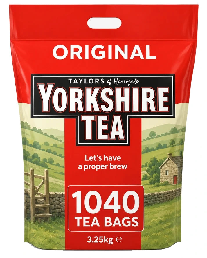 Yorkshire Tea One Cup Catering Tea Bags - Bulk Bag of 1040