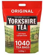 Yorkshire Tea One Cup Catering Tea Bags - Bulk Bag of 1040