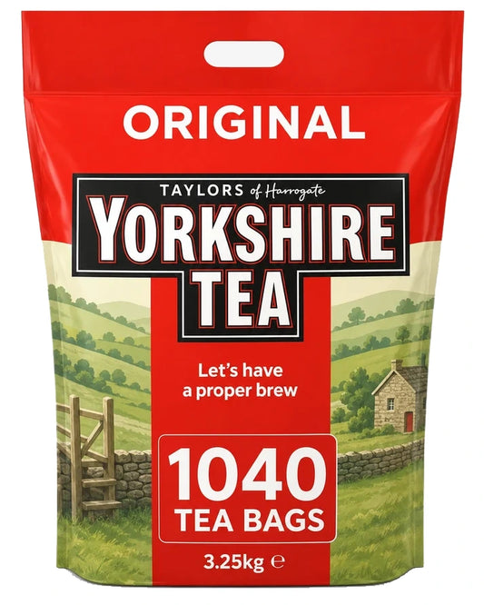 Yorkshire Tea One Cup Catering Tea Bags - Bulk Bag of 1040