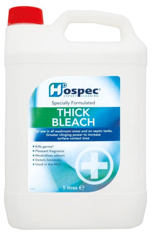 Hospec - Thick Bleach 5 Ltr - Vending Superstore