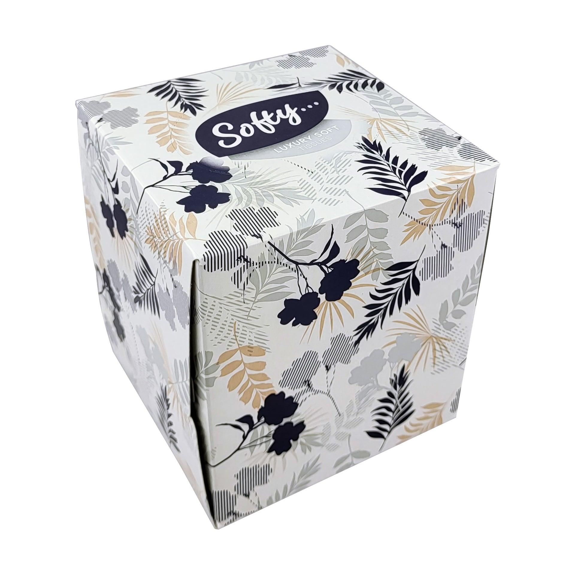 Softy - Cosmetic Cube Tissues 2ply - Box of 24 Cubes - Vending Superstore